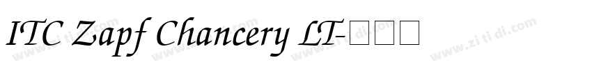 ITC Zapf Chancery LT字体转换